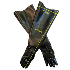 Leather Blasting gloves