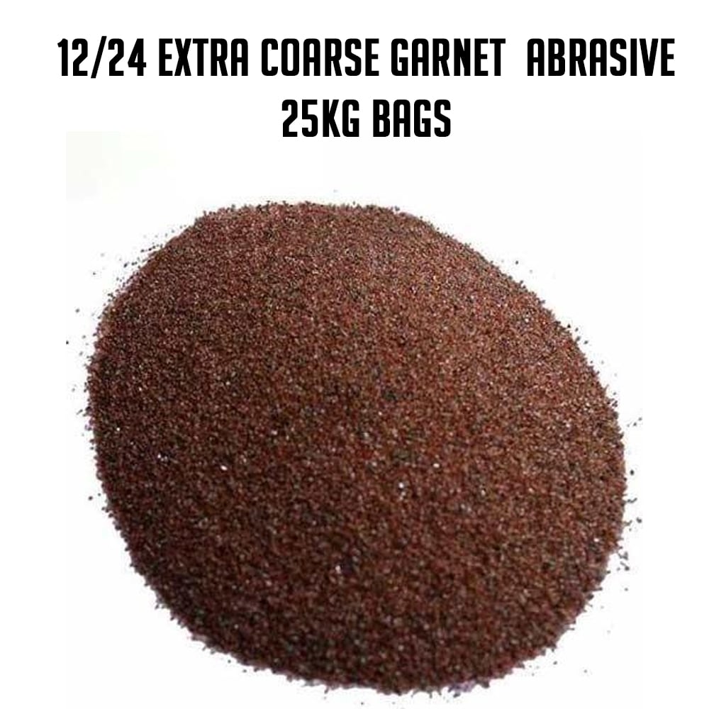 Coarse garnet media